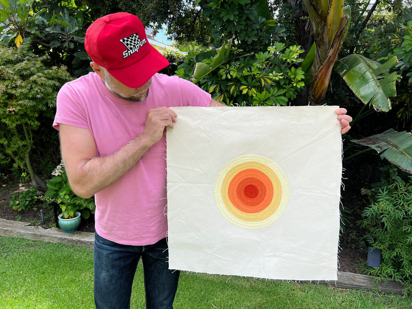 Circle of Life Wall Art Yellow