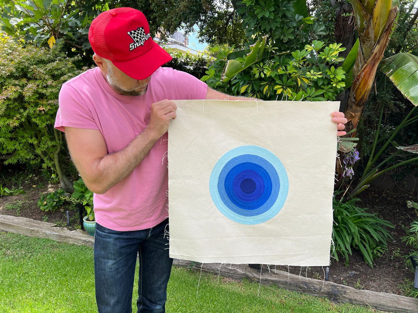 Circle of Life Wall Art Blue