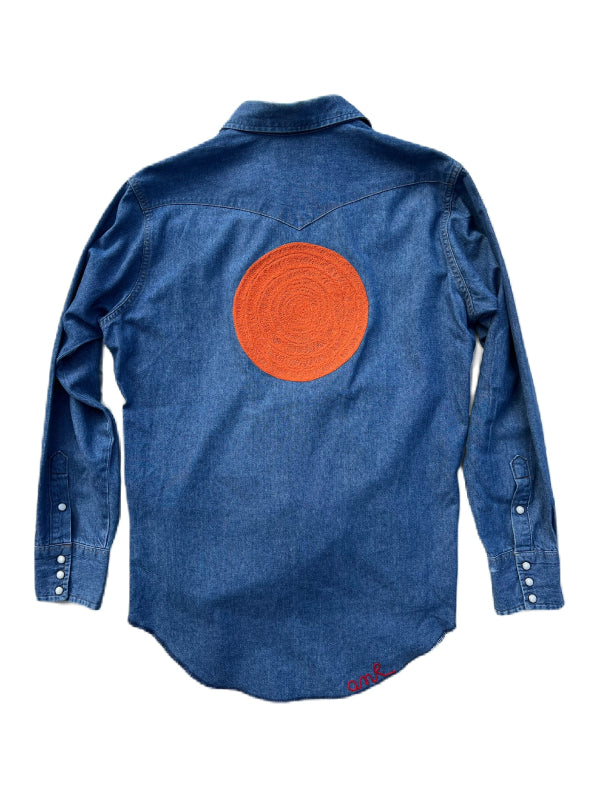 Circle of Life Dark Denim Shirt