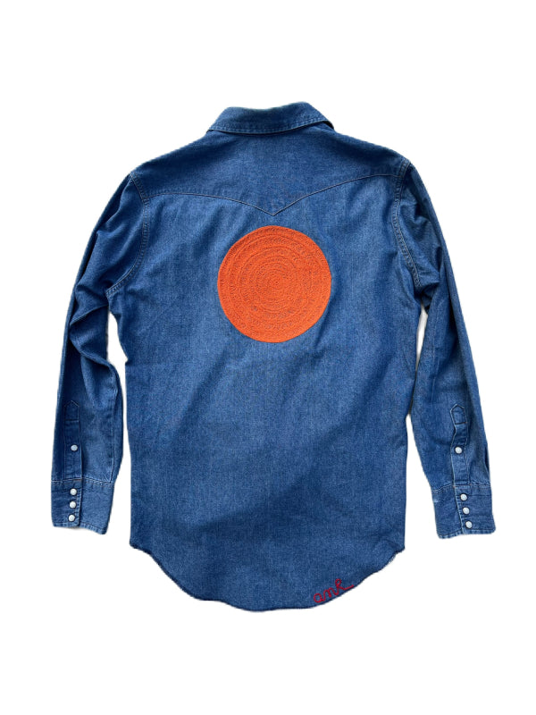 Circle of Life Dark Denim Shirt