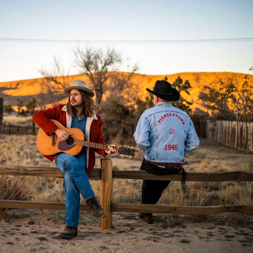 Custom Pioneertown jackets with western detailing and chainstitch-inspired artwork in California