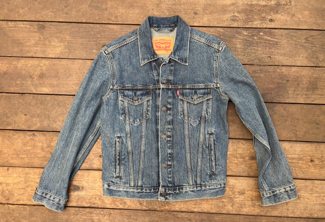 "One of a Kind" amR Feather Denim Jacket