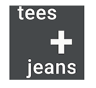 Tees + Jeans Venice custom basics and denim store - previous chainstitch embroidery collaboration with amR